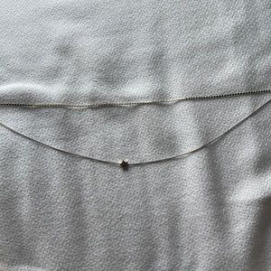 gold double layered star necklace